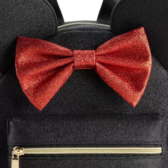 Disney Minnie Mouse Bow and Ears Sparkle Mini Backpack - Picture 5 of 6